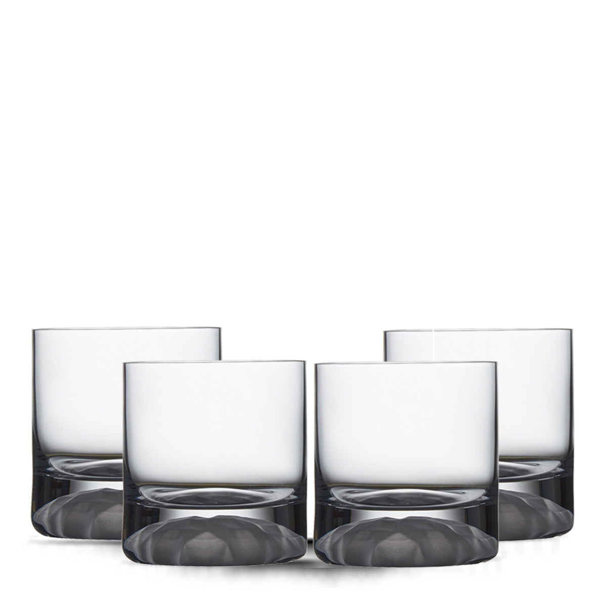 Club Ice Whisky Glasses Set of 4 by Nude Glass